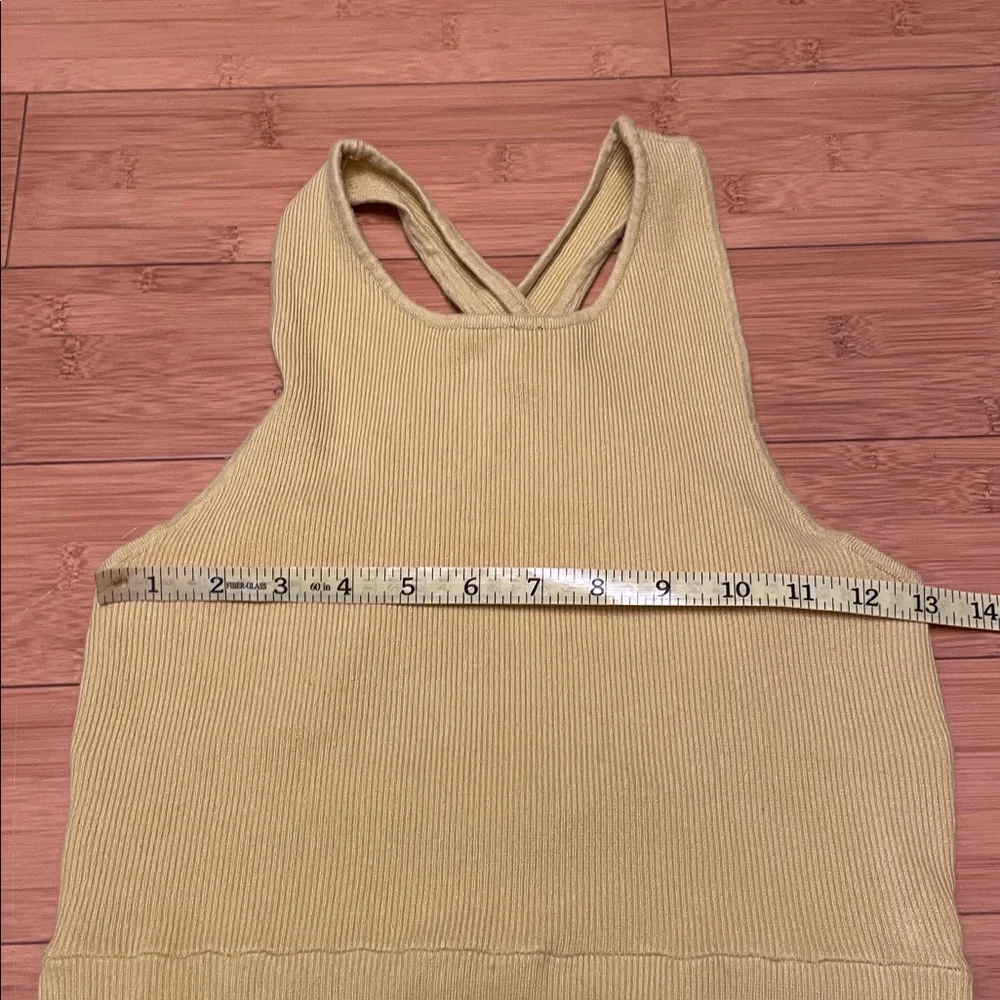 Free People Beach Coronado Maxi Dress Small Sleeveless Ribbed Crisscross Back - Picture 12 of 16